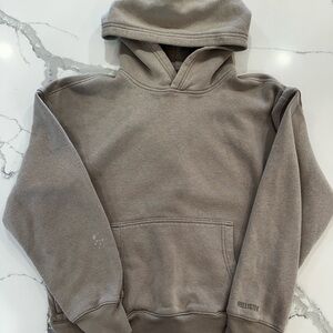 Hollister Men’s Taupe Gray Pullover Hoodie